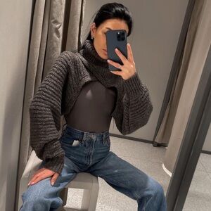 Zara sleeve warmer turtleneck sweater